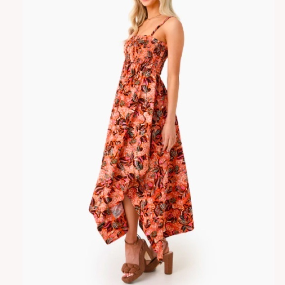 ALC Women's Adriana Printed Handkerchief Dress